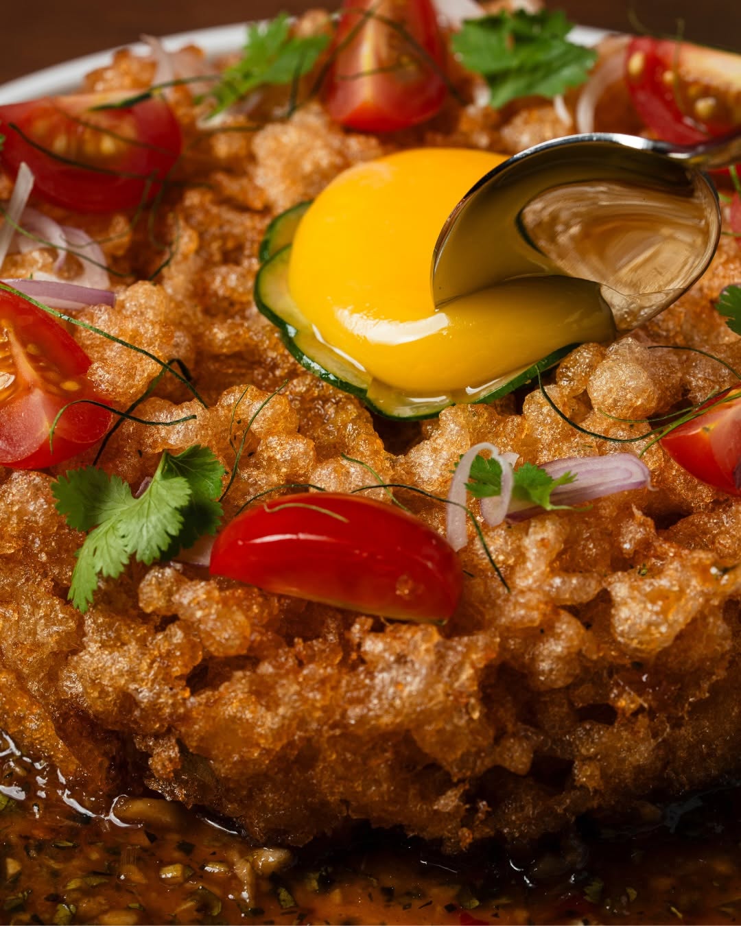 Son and Raw Egg dish